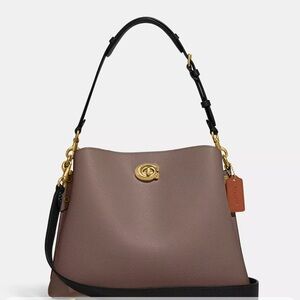 Dark Stone Coach Willow Shoulder bag